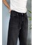 Ip Kemerli Rahat Kesim Baggy Kot Pantolon 3