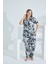 Bambu Kısa Kollu Yazlık Kadın Pijama Takımı 73373 5