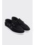 Baller Siyah Süet Deri Kadın Loafer 3