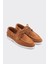 Baller Taba Süet Deri Kadın Loafer 3