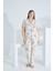 Bambu Kısa Kollu Yazlık Kadın Pijama Takımı 73376 5