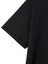 Kadın V Yaka Baskılı Siyah/beyaz Salaş Oversize T-Shirt 3