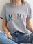Kadın Anne/mama/mother Baskılı Salaş Oversize Boyfirend T-Shirt 1
