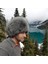 Deri Tilki Kürklü Üst Kaliteli Büyük Boy Ushanka Şapka Erkek Kadın Şapka Bere Boz 4