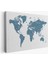 Dünya Haritası Dekoratif Kanvas Tablo 1109 1