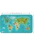 Eğitici Dünya Haritası Dünya Atlası Çocuk ve Bebek Odası Duvar STICKER-60X105-3784 2