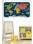 Eğitici Dünya Haritası Dünya Atlası Çocuk ve Bebek Odası Duvar STICKER -60X105-3810 1