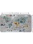 Eğitici Dünya Haritası Dünya Atlası Çocuk ve Bebek Odası Duvar STICKER -60X105-3821 2