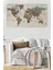 Türkçe Eğitici Ülke ve Başkent Okyanus Detaylı Atlası Dünya Haritası Duvar STICKER -60X105-3838 1