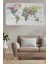 Türkçe Eğitici Ülke ve Başkent Detaylı Atlası Dünya Haritası Duvar STICKER -60X105-3850 1