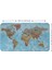 Türkçe Eğitici Ülke ve Başkent Okyanus Detaylı Atlası Dünya Haritası Duvar STICKER -60X105-3849 2