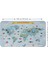 Eğitici Dünya Haritası Dünya Atlası Çocuk ve Bebek Odası Duvar STICKER-60X105-3791 1