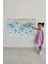 Eğitici Dünya Haritası Dünya Atlası Çocuk ve Bebek Odası Duvar STICKER-60X105-3791 3