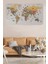 Türkçe Eğitici Ülke ve Başkent Detaylı Atlası Dünya Haritası Duvar STICKER -60X105-3854 1
