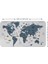 Türkçe Eğitici Ülke ve Başkent Detaylı Atlası Dünya Haritası Duvar STICKER -60X105-3832 2
