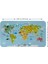 Eğitici Dünya Haritası Dünya Atlası Çocuk ve Bebek Odası Duvar STICKER -60X105-3830 2