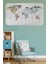Eğitici Dünya Haritası Dünya Atlası Çocuk ve Bebek Odası Duvar STICKER -60X105-3825 1