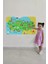 Eğitici ve Öğretici Cocuk Odası Türkiye Haritası Duvar STICKER-60X105-3876 4