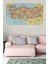 Eğitici ve Öğretici Detaylı Komşulu Türkiye Haritası Duvar STICKER-60X105-3846 1