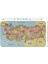 Eğitici ve Öğretici Detaylı Komşulu Türkiye Haritası Duvar STICKER-60X105-3846 2