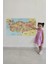 Eğitici ve Öğretici Detaylı Komşulu Türkiye Haritası Duvar STICKER-60X105-3846 4