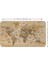 Ahşap Görünümlü Türkçe Eğitici Detaylı Atlası Dünya Haritası Duvar STICKER -60X105-3843 2