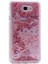 Galaxy J5 Prime Uyumlu Kılıf Özel Tasarım Sıralı Taşlı Sıvılı Simli Silikon Kapak 1