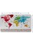 Türkçe Ülke Bayrak Lı Eğitici Başkent Detaylı Atlası Dünya Haritası Duvar STICKER -60X105-3861 2