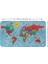 Türkçe Eğitici Ülke ve Başkent Okyanus Detaylı Atlası Dünya Haritası Duvar STICKER -60X105-3863 2