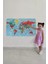 Türkçe Eğitici Ülke ve Başkent Okyanus Detaylı Atlası Dünya Haritası Duvar STICKER -60X105-3863 4