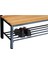 Ayakkabılıklı 4 Ayaklı Çift Taraflı Bank, 10 Kanca, 100 x 85 x 170 cm , Sporbankı 3