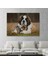 St. Bernard Köpek ve Yavru Kediler Dekoratif Kanvas Tablo 1124 2