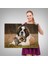 St. Bernard Köpek ve Yavru Kediler Dekoratif Kanvas Tablo 1124 4