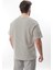 Siyah Bisiklet Yaka Pamuklu Çizgili Erkek T-Shirt E7121 4