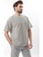 Siyah Bisiklet Yaka Pamuklu Çizgili Erkek T-Shirt E7121 5