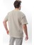 Haki Bisiklet Yaka Pamuklu Çizgili Erkek T-Shirt E7121 5