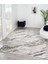 Toledo Gri Halı Lacivert Detaylı Modern Akrilik Halı Pamuk Taban Tozuaz Salon Halısı Koridor Halısı 6