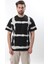 Siyah Bisiklet Yaka Baskılı Basic Erkek T-Shirt E7109 3
