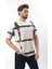 Ekru Bisiklet Yaka Baskılı Basic Erkek T-Shirt E7109 2