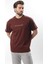 Acı Kahve Bisiklet Yaka Baskılı Erkek T-Shirt E7110 2