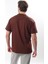 Acı Kahve Bisiklet Yaka Baskılı Erkek T-Shirt E7110 4
