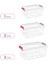 3'lü Set Smart Box Saklama Kabı 1-2-3 Lt 4