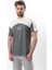 Ekru Overfit Garnili Erkek T-Shirt E7104 1