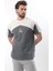 Ekru Overfit Garnili Erkek T-Shirt E7104 5