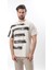 Ekru Baskılı Regular Fit Erkek T-Shirt E7107 2
