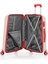 3lü Set Kırılmaz Silikon Seyahat Valizi Bavulu V305 Kemik/mercan 2