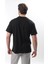 Siyah Baskılı Regular Fit Erkek T-Shirt E7107 4