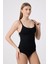 COSMİC ALIŞVERİŞ Slip Zıbın Korse - Alttan Çıtçıtlı, Göbek ve Bel Toparlayıcı, Çıkarılabilir Askılı Body Atlet Siyah 5