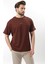 Acı Kahve Baskılı Nakış Detaylı Erkek T-Shirt E7108 1