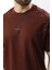 Acı Kahve Baskılı Nakış Detaylı Erkek T-Shirt E7108 5